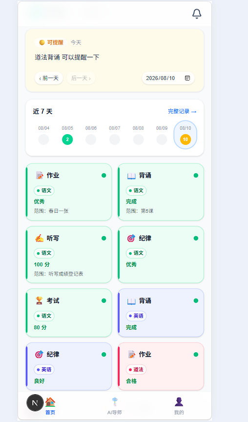 孩子当日情况